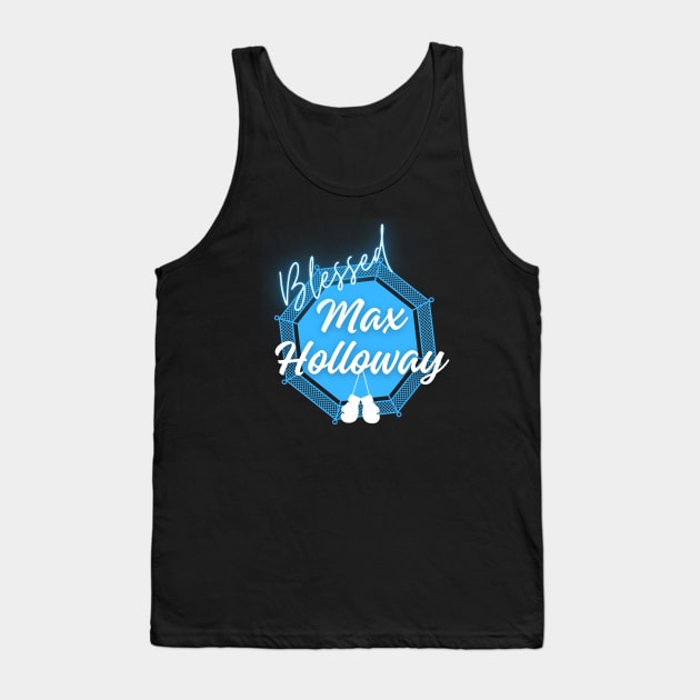 Max Holloway Blessed Tank Top by murshid